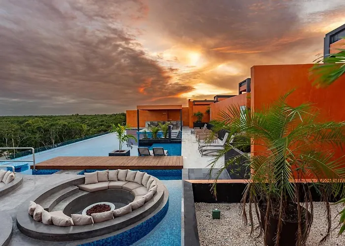 New Lux 3 Bed Gym & Pool At Tulum 101
